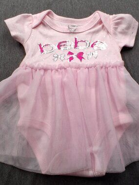 Bebe infant girls dress size 0/3 months Pink
